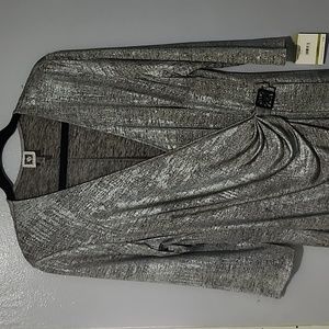 Anne Klein Gold / Silver Cocktail Dress